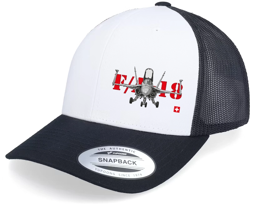 Classic 6-Panel Trucker Cap F/A-18 Folded