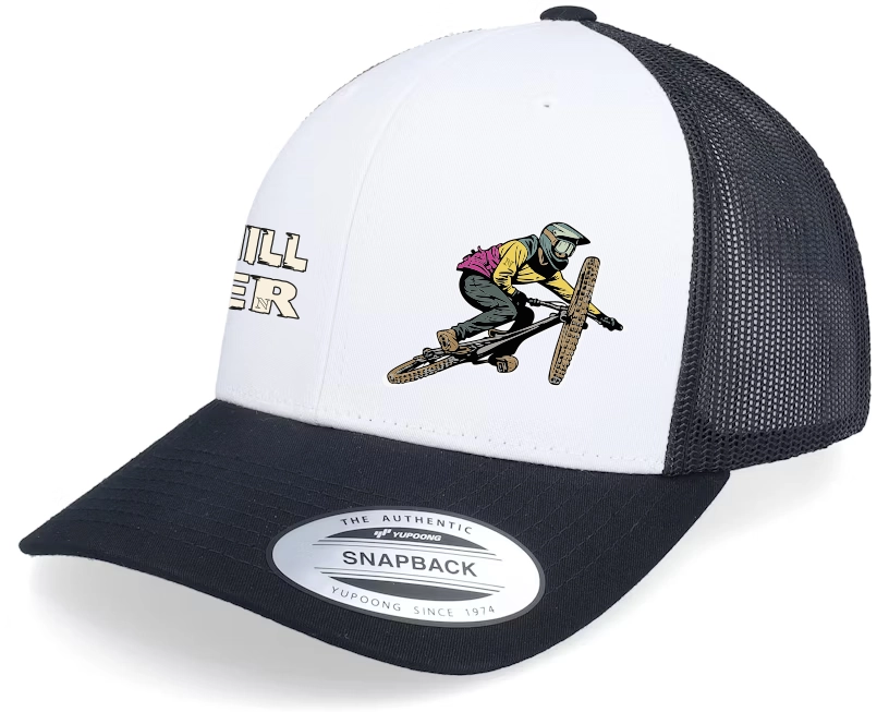 Classic 6-Panel Trucker Cap Downhill Biker