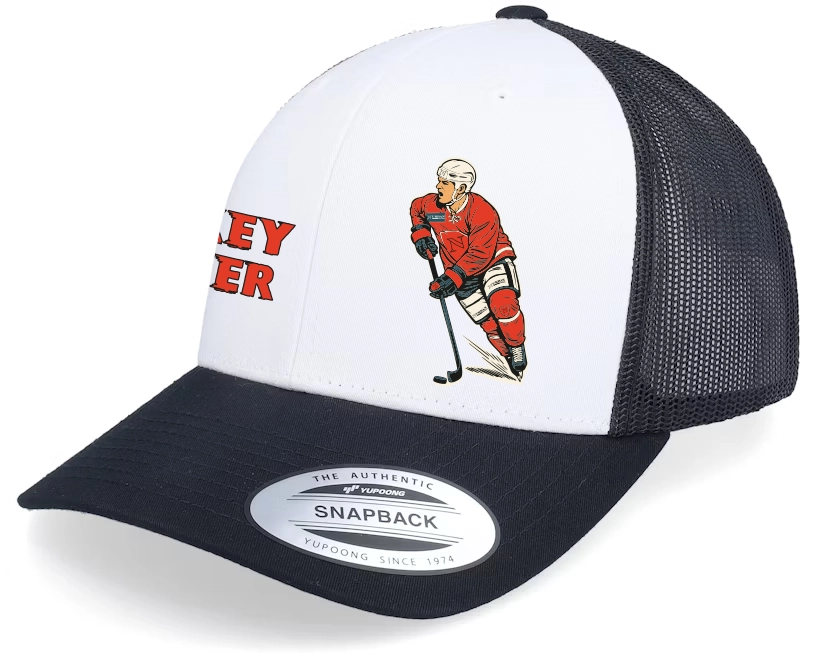 Classic 6-Panel Trucker Cap Hockey Player