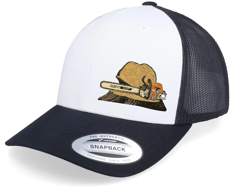 Classic 6-Panel Trucker Cap Chainsaw