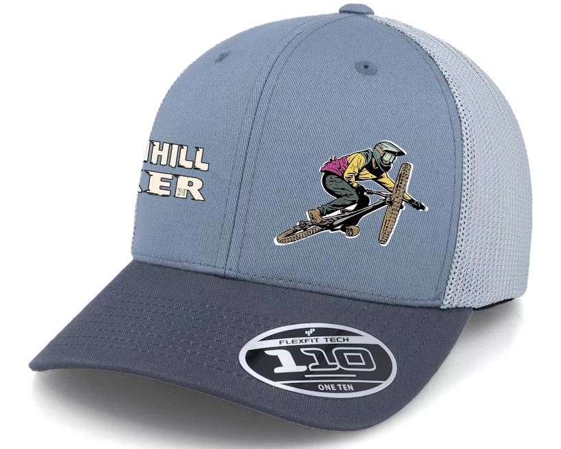 Flexfit 6-Panel Trucker Cap Downhill Biker