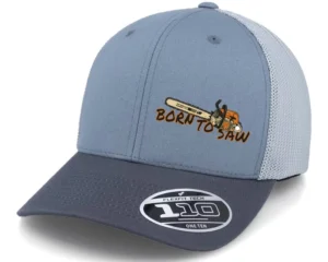 Flexfit 6-Panel Trucker Cap Born To Saw