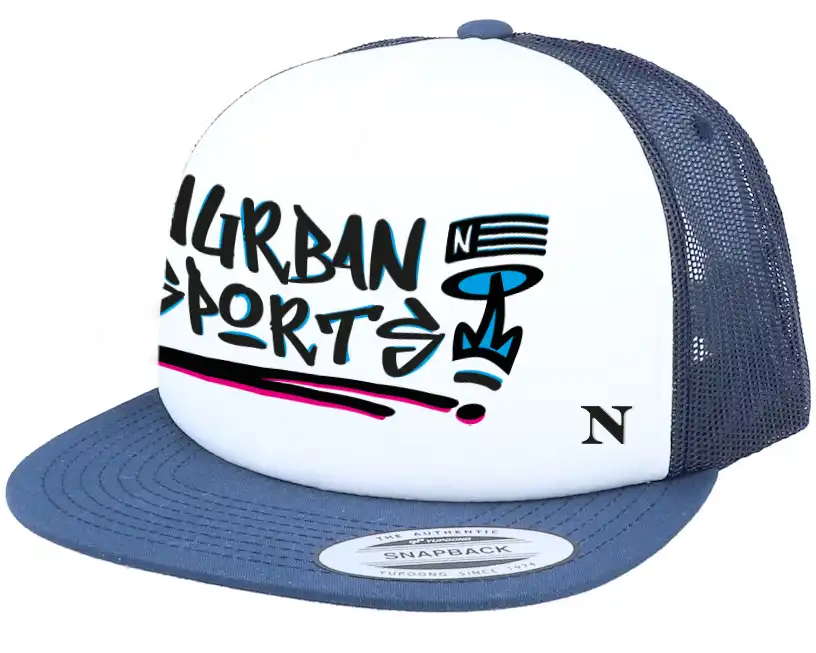 Classic 5-Panel Foam Trucker Cap Nurban Sports Tag