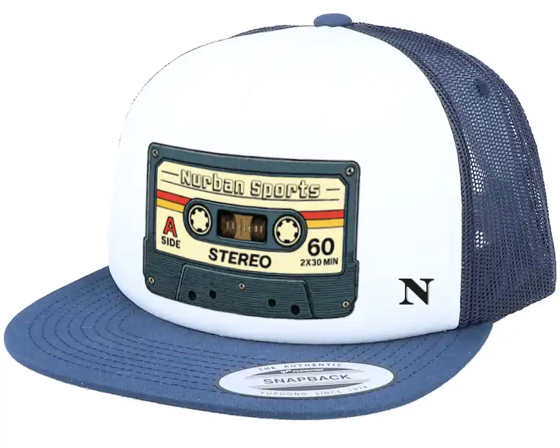 Classic 5-Panel Foam Trucker Cap Audio Tape