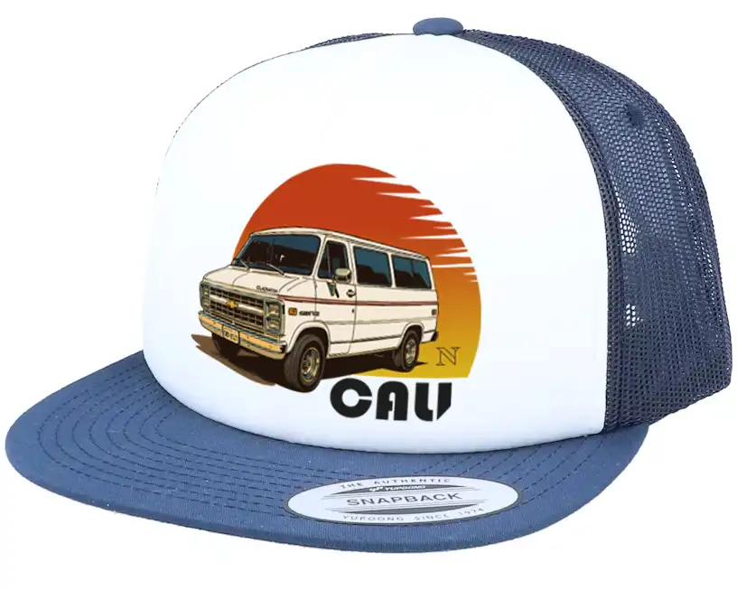 Classic 5-Panel Foam Trucker Cap chevy van cali